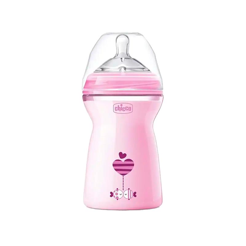 MAMADEIRA PARA BEBE CHICCO 6 MESES 330ML ROSA 81335100