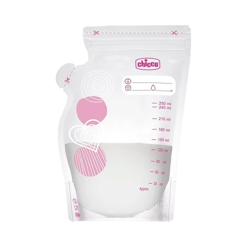 SACOS PARA CONSERVACAO DE LEITE MATERNO CHICCO 30UN 22573