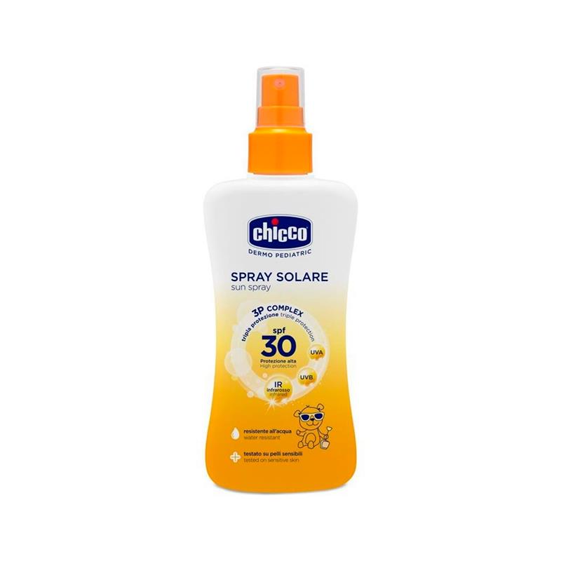 SPRAY PROTETOR SOLAR INFANTIL CHICCO FPS30 150ML 9160