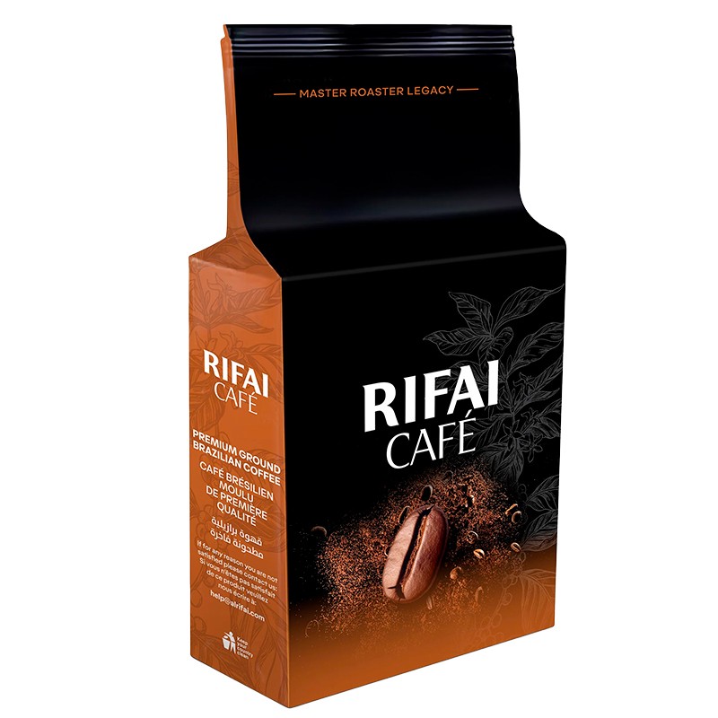 CAFE TORRADO MOIDO RIFAI PREMIUM BRAZILIAN GROUND COFFEE 200G