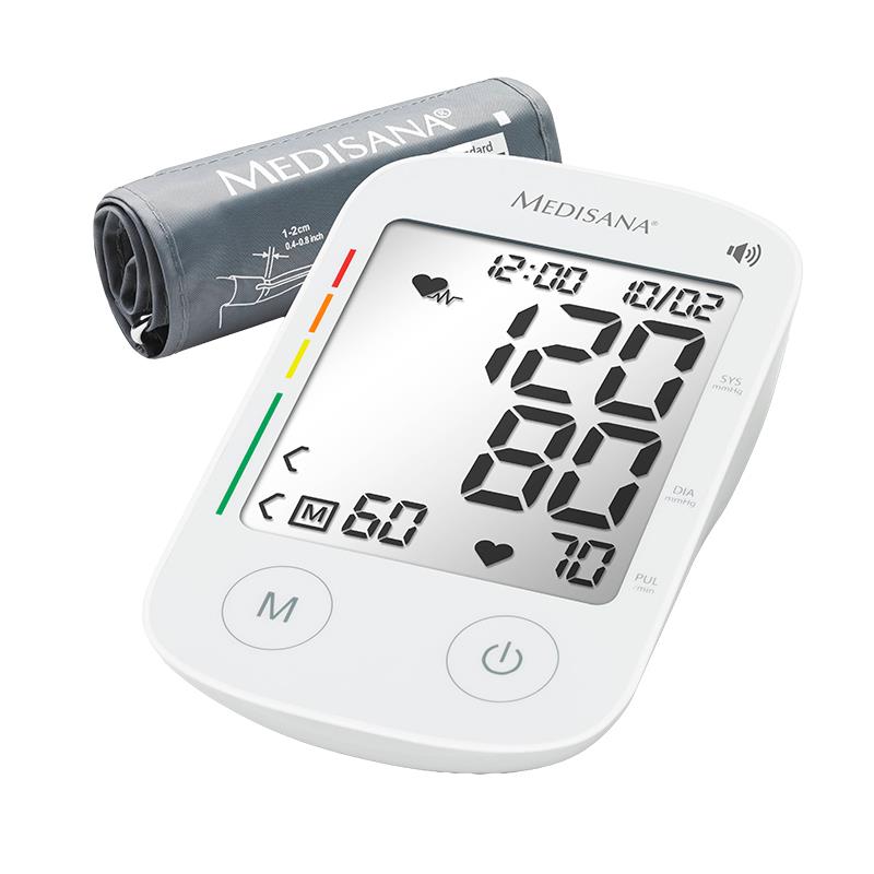 MONITOR DE PRESSAO ARTERIAL DE BRACO MEDISANA COM VOZ BU 535
