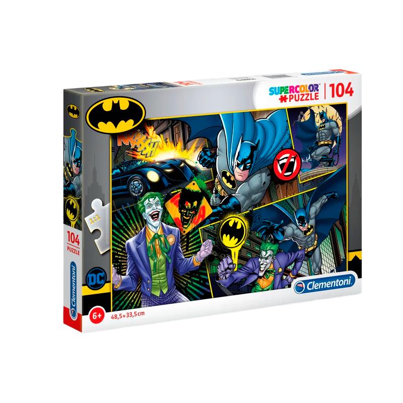 QUEBRA CABECA CLEMENTONI BATMAN 104PCS