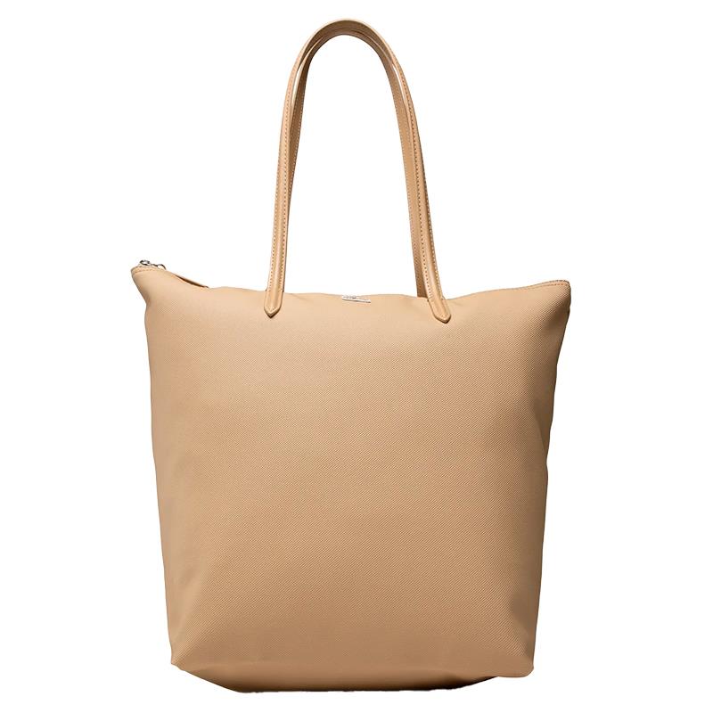 BOLSA LACOSTE VERTICAL ADULTO FEMININO L.12.12 CONCEPT VIENNOIS NF1890PO BEGE