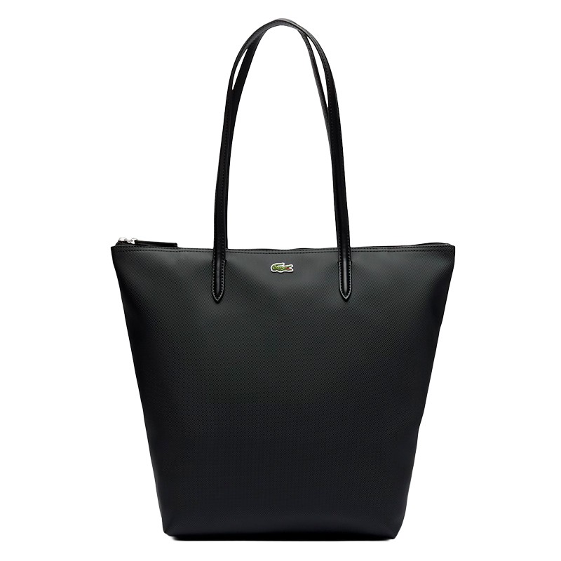 BOLSA LACOSTE VERTICAL ADULTO FEMININO L.12.12 BLACK