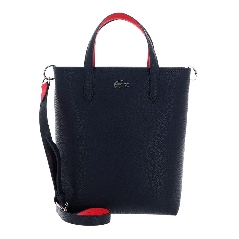 BOLSA LACOSTE VERTICAL COM ZIPER ADULTO FEMININO TOTE ABIMES PETUNIA Q19