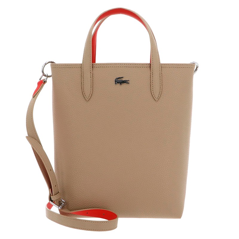 BOLSA LACOSTE VERTICAL COM ZIPER ADULTO FEMININO VIANNESE GRENADINI NF4929AA