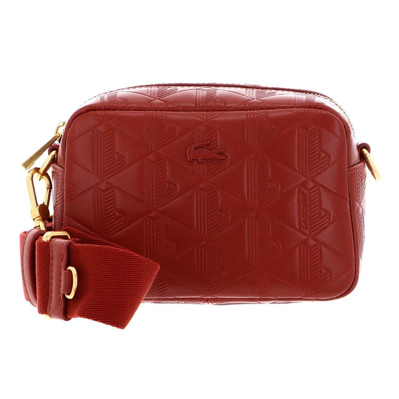 BOLSA LACOSTE CROSSOVER P ADULTO FEMININO BURNT HENNA NF4875MH