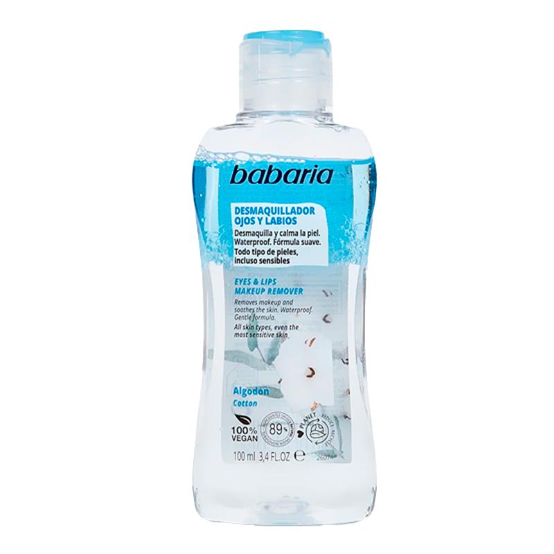 DEMAQUILANTE BABARIA PARA OLHOS E LABIOS 100ML