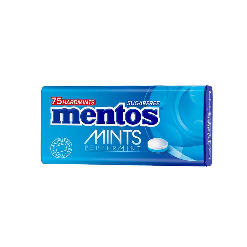 BALA DE MENTA MENTOS MNTS EM LATA SEM ACUCAR 52,5G