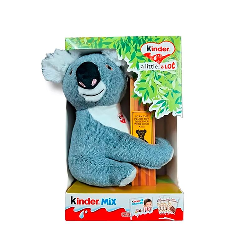 CHOCOLATE FERRERO KINDER MIX COM PELUCIA 144G