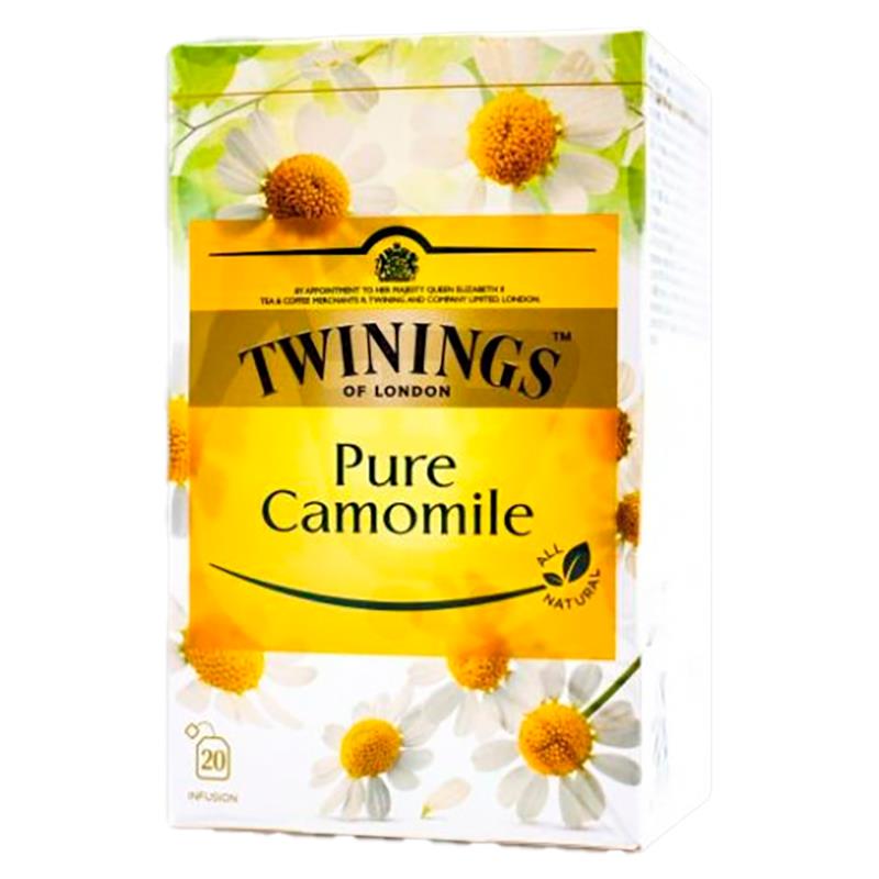 CHA INFUSAO TWININGS PURE CAMOMILE 20S 20X2G 1010953