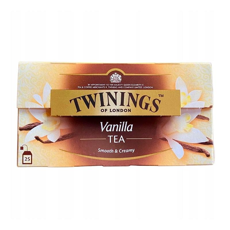 CHA PRETO INFUSAO TWININGS VANILLA 25S 25X2G 1010471