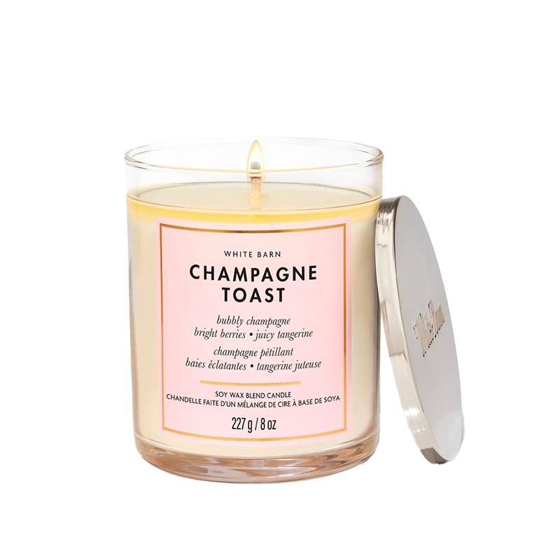VELA PERFUMADA BATH BODY WORKS TUMBLER CANDLE CHAMPAGNE TOAST 236G