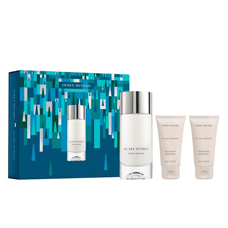 SET AGUA DE COLONIA ISSEY MIYAKE LE SEL DISSEY EDT 100ML 2 GEL DE BANHO 50ML