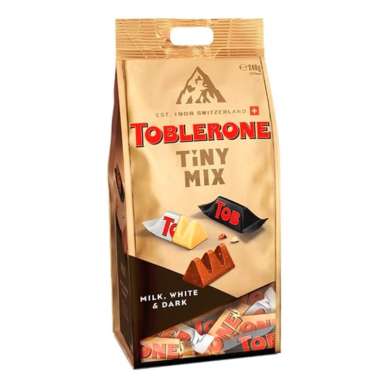 PACOTE CHOCOLATE TOBLERONE TINY MIX BAG 240G