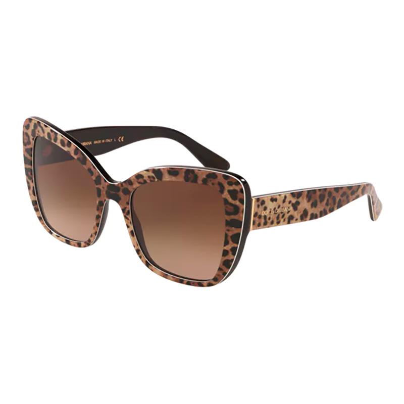 OCULOS DE SOL FEMININO DOLCE GABBANA TAM 54 20 140 PRETO MARROM 0DG4348 31631354