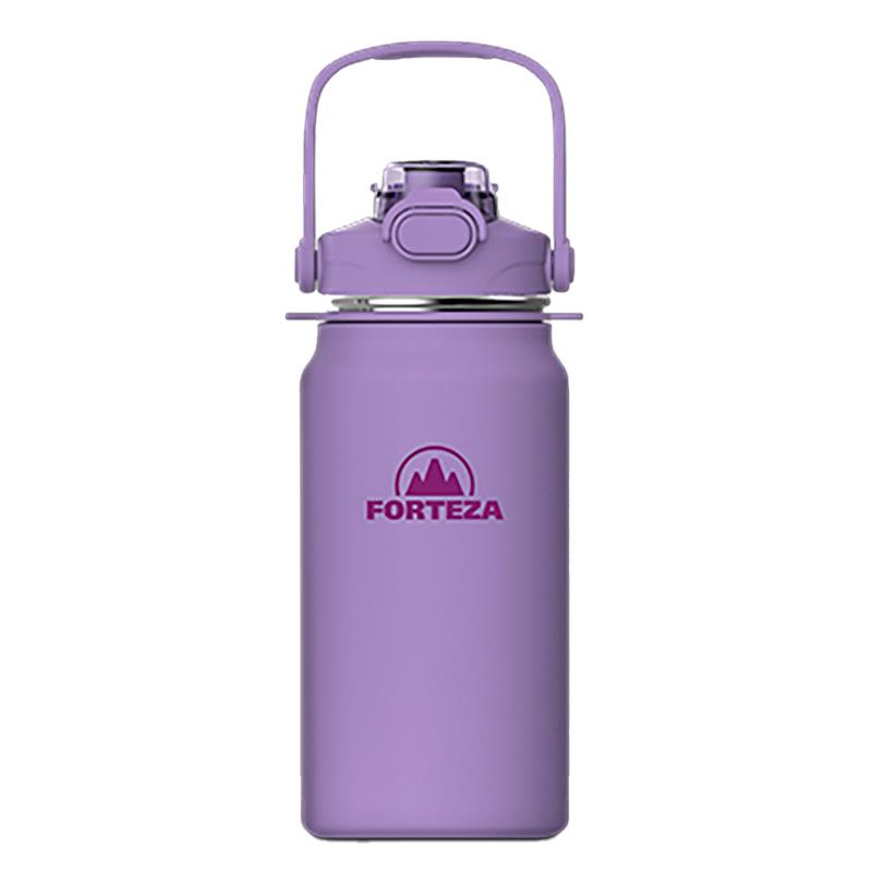 JARRA TERMICA DE ACO INOXIDAVEL FORTEZA STRAW 1300ML FZ-BF130P ROXO