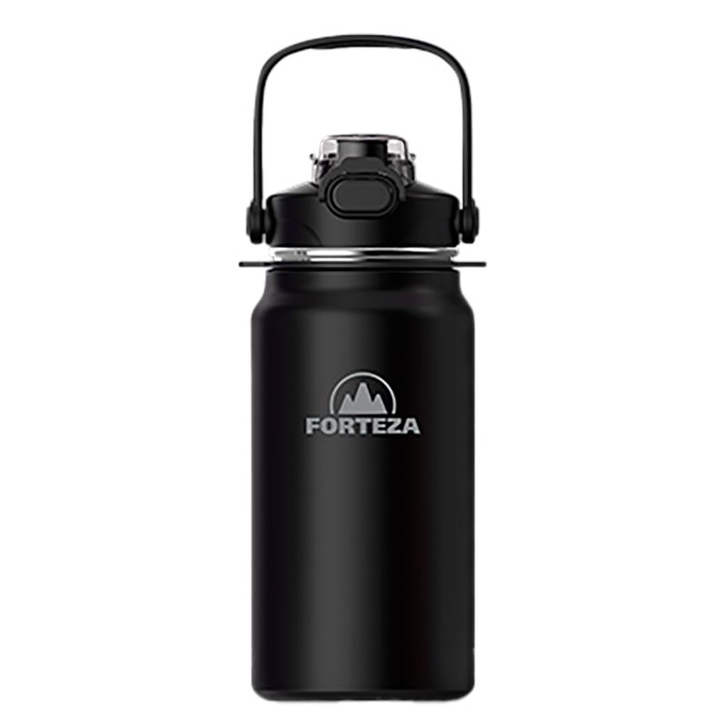 JARRA TERMICA DE ACO INOXIDAVEL FORTEZA WATER THERMAL BOTTLE 1.3L FZ-BF130K BLACK