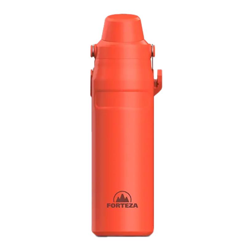 JARRA TERMICA DE ACO INOXIDAVEL FORTEZA STRAW 720ML FZ-BF072O LARANJA