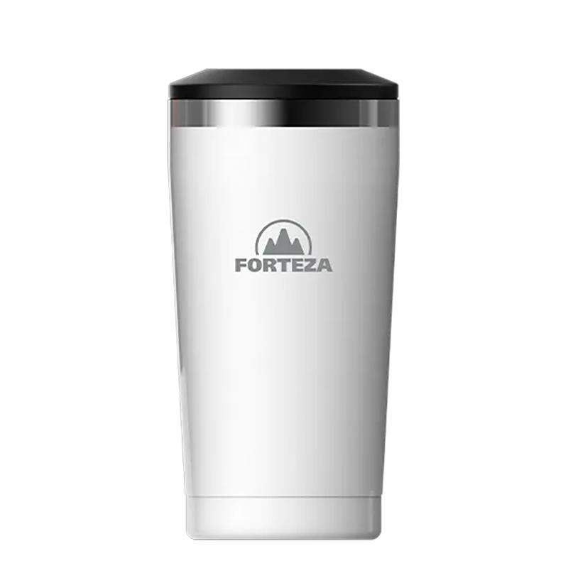 COPO TERMICO DE ACO INOXIDAVEL FORTEZA TUMBLER FORTEZA 400ML FZCK040W BRANCO