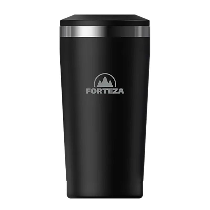 COPO TERMICO DE ACO INOXIDAVEL FORTEZA TUMBLER 400ML FZ-CK040K PRETO