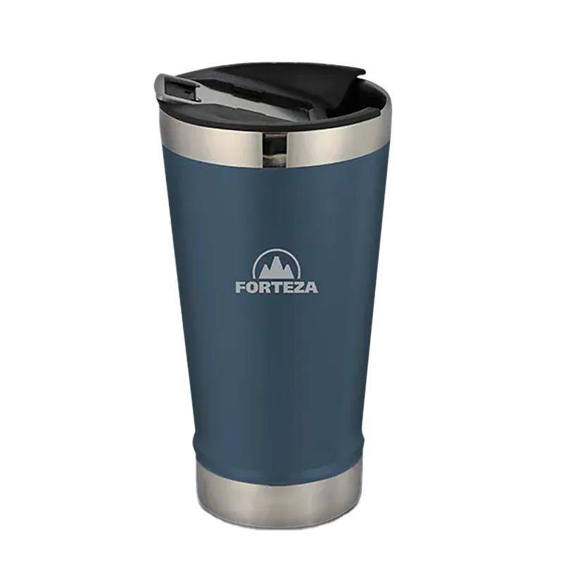 COPO TERMICO DE ACO INOXIDAVEL FORTEZA TUMBLER 600ML FZ-J60NB AZUL MARINHO