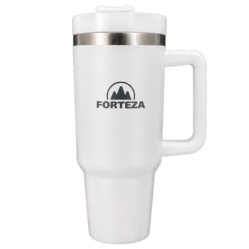COPO TERMICO DE ACO INOXIDAVEL FORTEZA TUMBLER 1.2L FZ-SX120W BRANCO