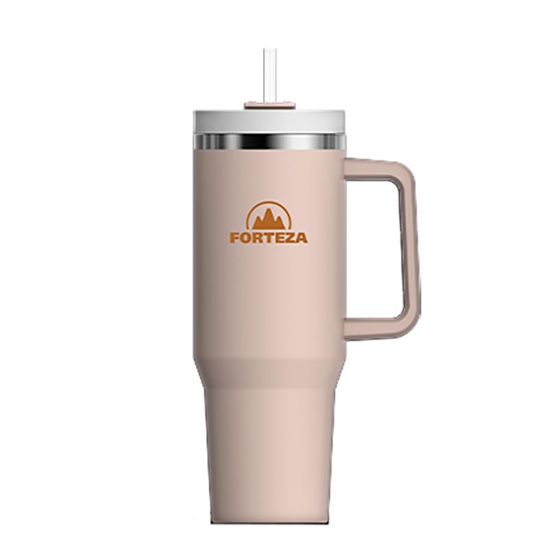COPO TERMICO DE ACO INOXIDAVEL FORTEZA STRAWY THERMAL TUMBLER 1.2LFZ-SX120WG WARM GREY