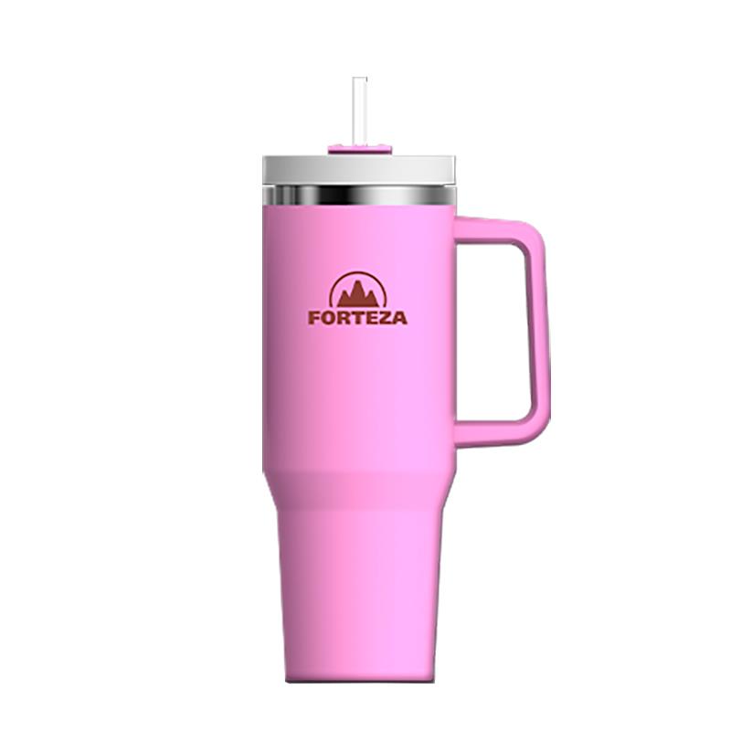 COPO TERMICO DE ACO INOXIDAVEL FORTEZA TUMBLER 1.2L FZ-SX120P ROSA