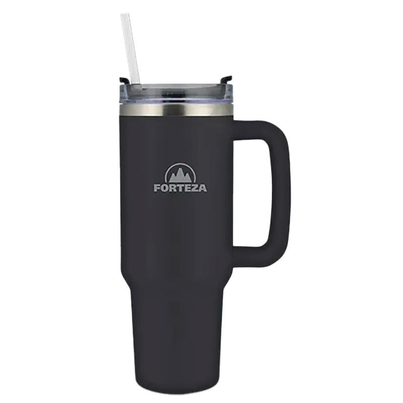 JARRA TERMICA DE ACO INOXIDAVEL FORTEZA THERMA TUMBLER 1.2L FZ-S120K PRETO
