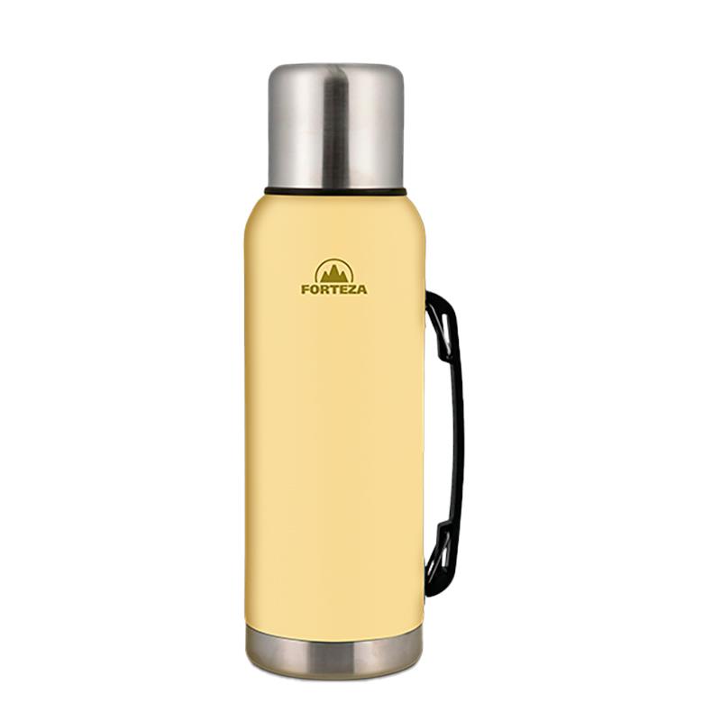GARRAFA TERMICA DE ACO INOXIDAVEL FORTEZA CLASSIC THERMO 1L FZ-T10Y AMARELO