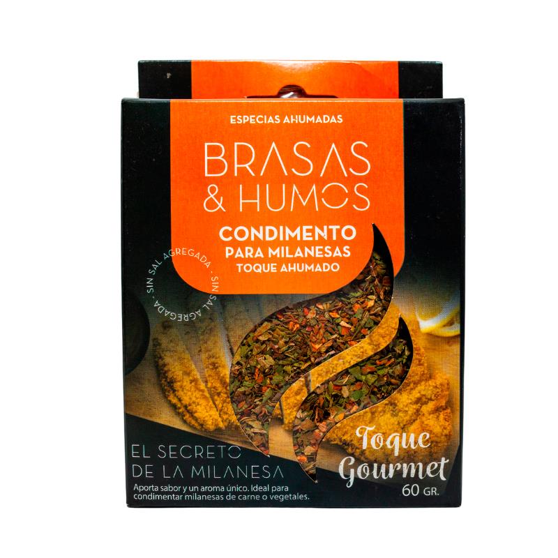 CONDIMENTO BRASAS Y HUMOS MILANESAS AHUMADO 60G