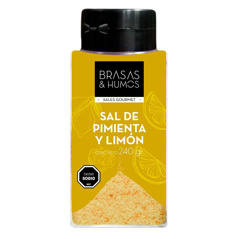 CONDIMENTO BRASAS Y HUMOS SAL DE PIMIENTA Y LIMON 240G
