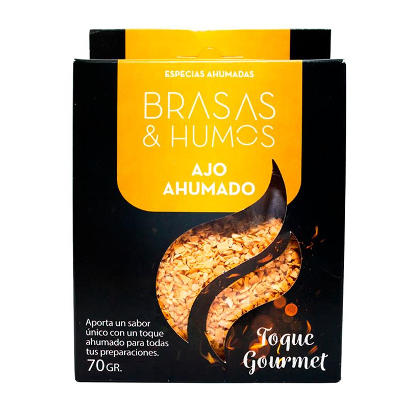 AJO EN ESCAMA AHUMADO BRASAS Y HUMOS 70G