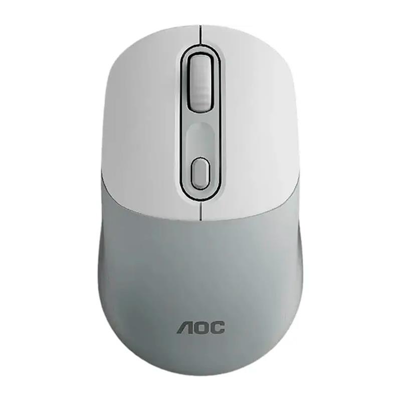 MOUSE S/FIO AOC 2.4GHZ BRANCO MS300W/LA