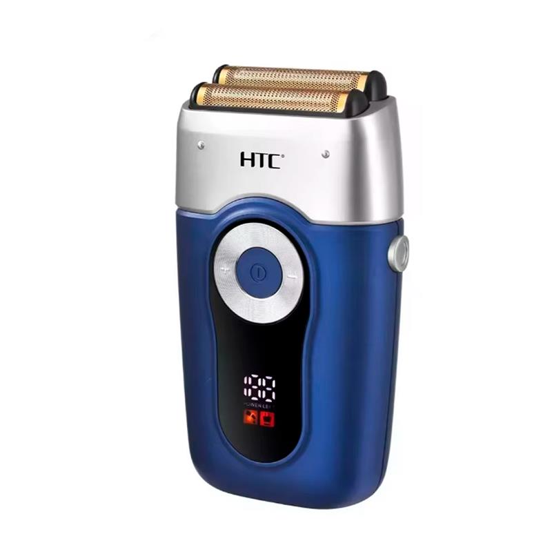 MAQUINA DE BARBEAR HTC RECARREGAVEL 220V GT-667 AZUL