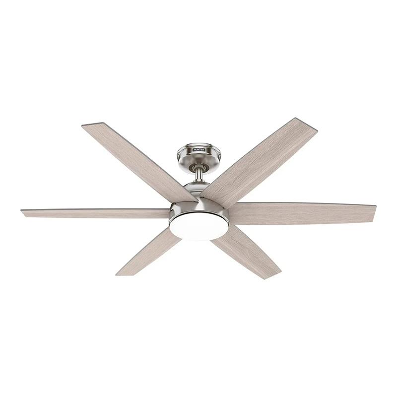 VENTILADOR DE TETO 6 PAS COM LUMINARIA HUNTER C/CONTROLE REMOTO 50W 120V
