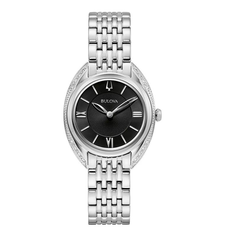 RELOGIO AUTOMATICO FEMININO BULOVA PRATEADO 30MM 96R252