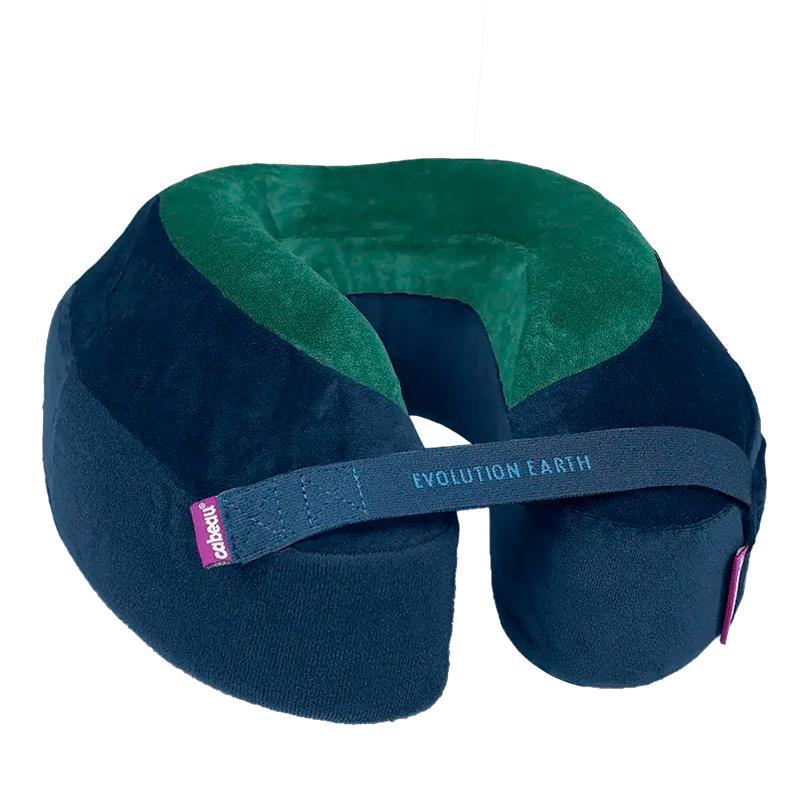 ALMOFADA DE PESCOCO CABEAU EVOLUTION EARTH DELUXE AZUL/VERDE EVED6434