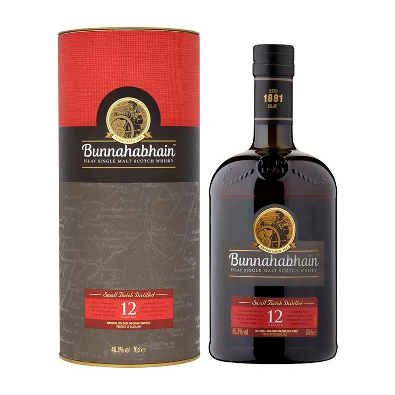 WHISKY BUNNAHABHAIN 12 ANOS 700ML 46.3%