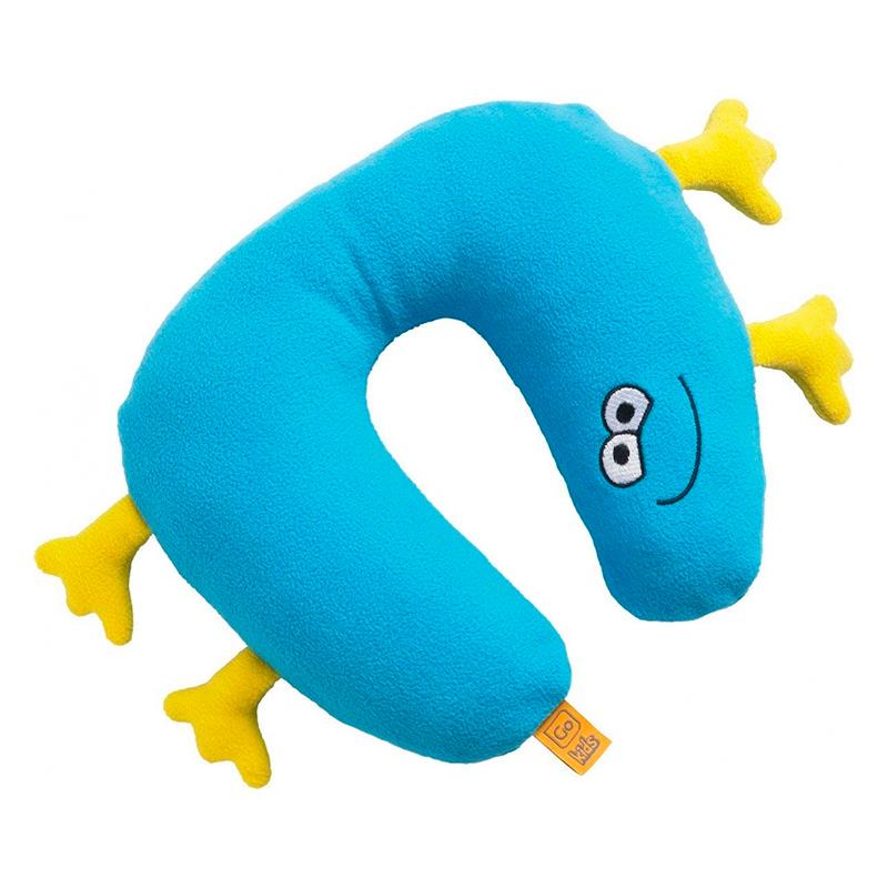 TRAVESSEIRO DE VIAGEM GO TRAVEL COM ENCHIMENTO TRAVEL PILLOW AZUL AMARELO
