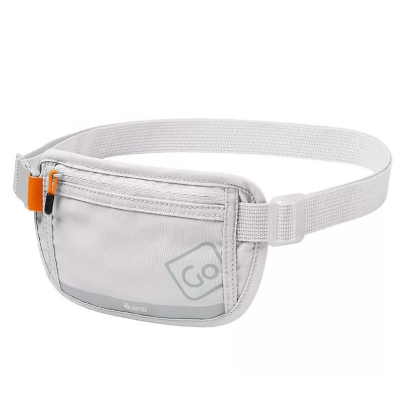 POCHETE GO TRAVEL C/TECIDO BLOQUEADOR RFID WAIST WALLET CINZA REF 603,301