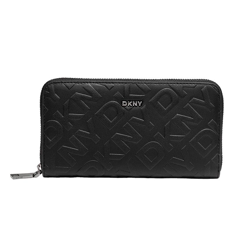 CARTEIRA FEMININA DKNY ASHLYN LG CARTEIRA COM ZIPER R43IAC85-BSV