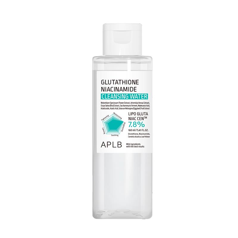 AGUA DE LIMPEZA FACIAL APLB RESTAURADORA GLUTATHIONE NIACINAMIDE 7.8% 160ML