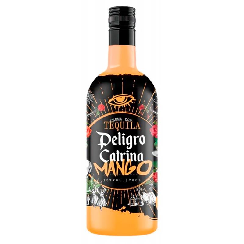 LICOR PELIGRO CATRINA MANGO TEQUILA CREAM 700ML 15%