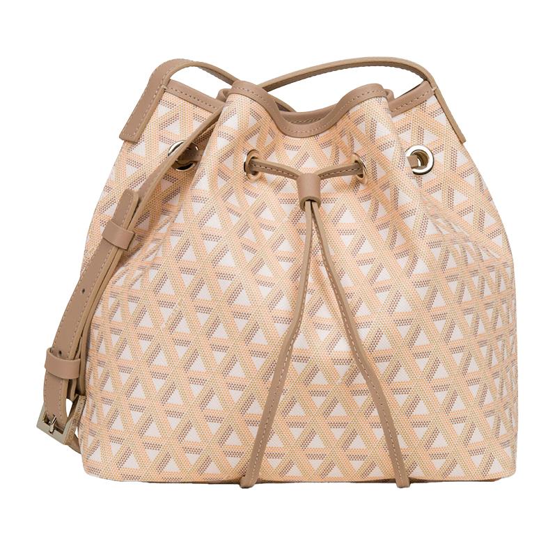 BOLSA FEMININA DE OMBRO LANCASTER IKON 41801 BEIGE