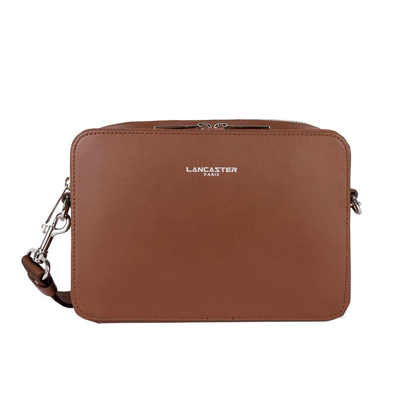 BOLSA MASCULINA DE OMBRO LANCASTER PARIS HOMME 31223 MARROM