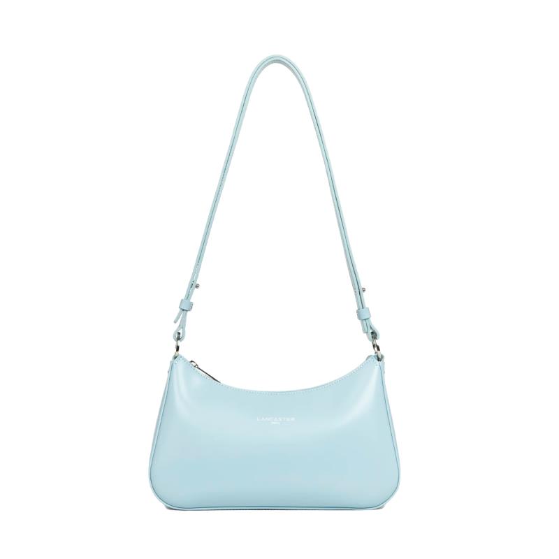 BOLSA FEMININA DE OMBRO LANCASTER SUAVE ACE 43322 BLEU FUME