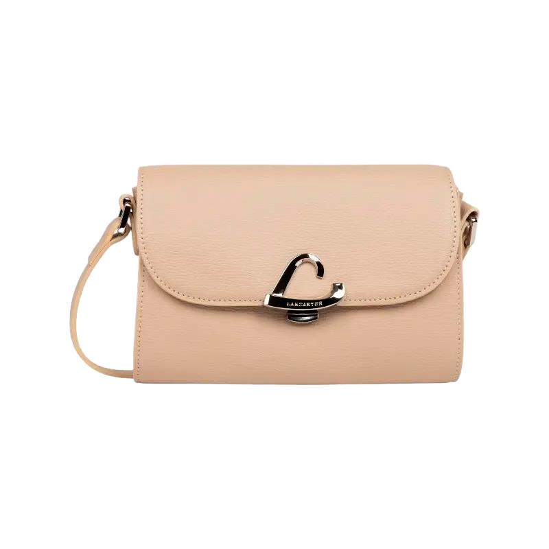 BOLSA FEMININA TRANSVERSAL LANCASTER PEQUENA SIERRA PHILOS 438020 BEIGE