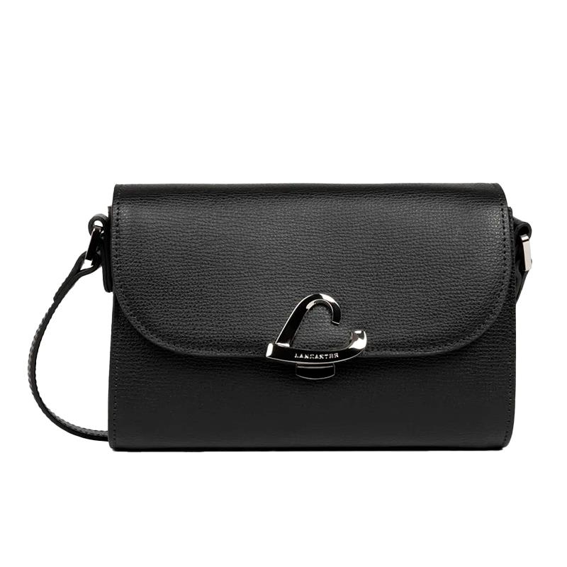 BOLSA FEMININA TRANSVERSAL LANCASTER PEQUENA SIERRA PHILOS 438020 BLACK